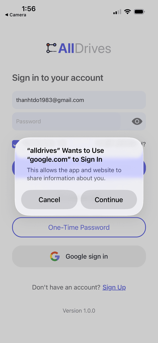 Google Sign-Up